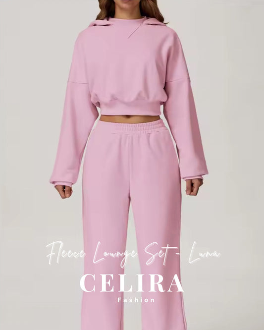 סט פליז חורפי לונה