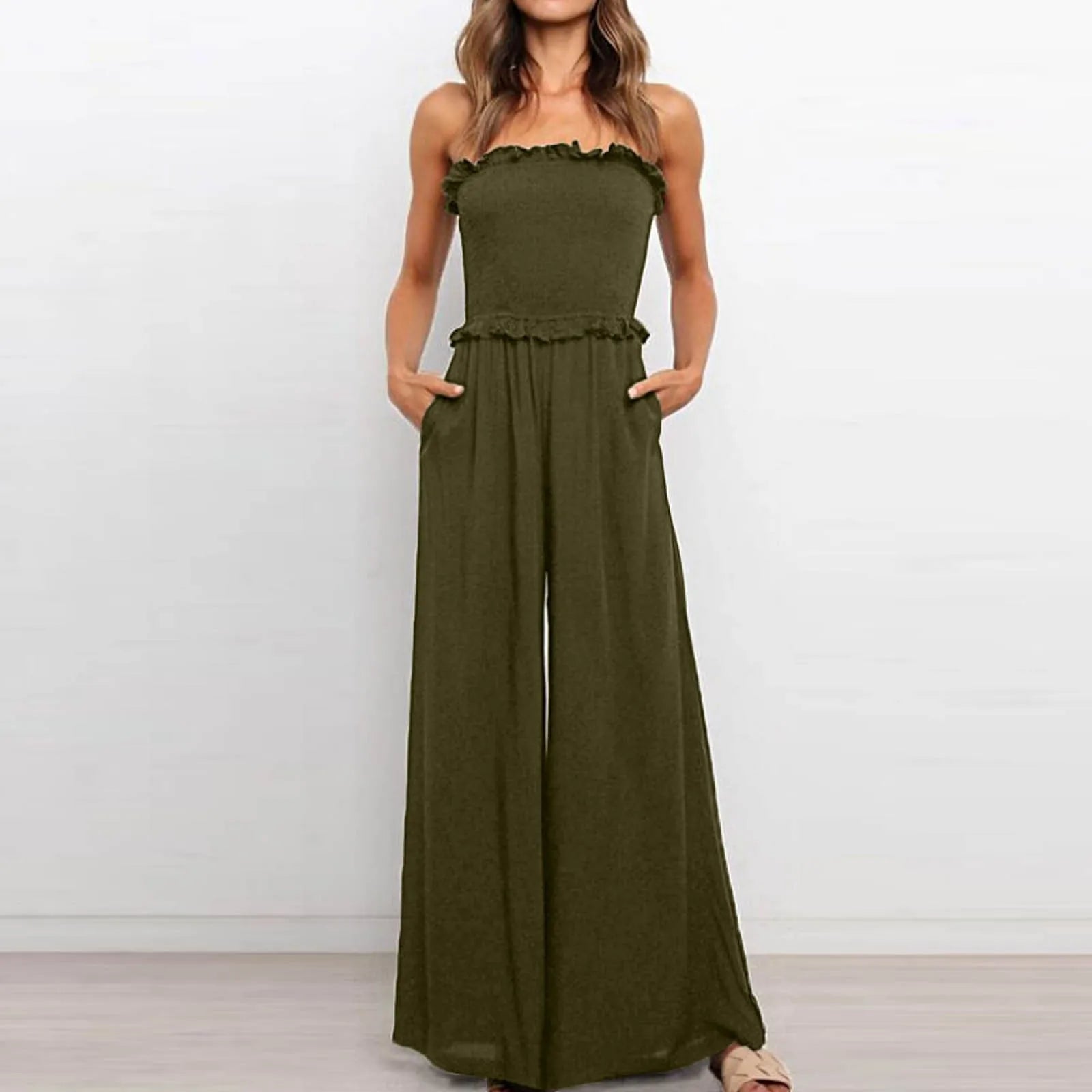 Dhruv אוברול סטרפלס קייצי