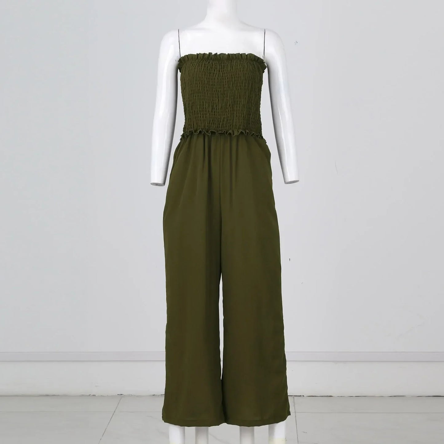 Dhruv אוברול סטרפלס קייצי