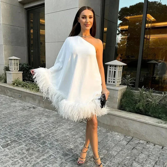 שמלת מיני חצי כתף- מייקלה