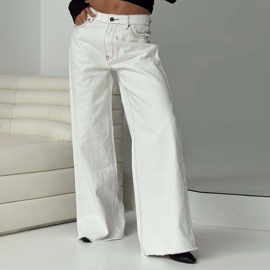 ג'ינס גזרה רחבה דגם לאנה