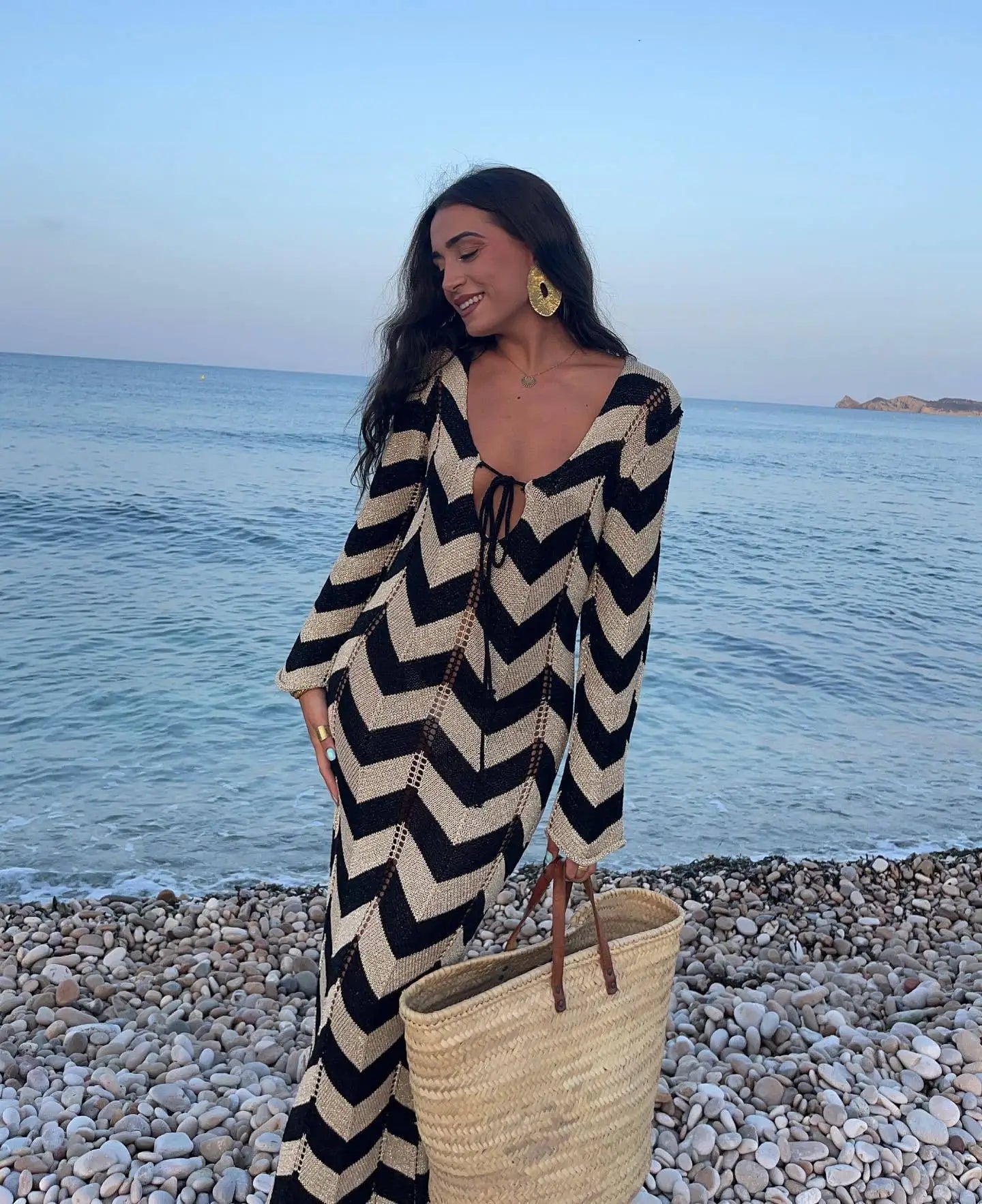 שמלת חוף- לורין