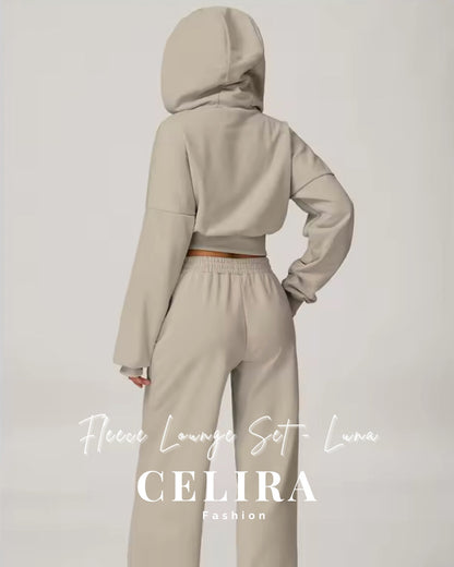 סט פליז חורפי לונה