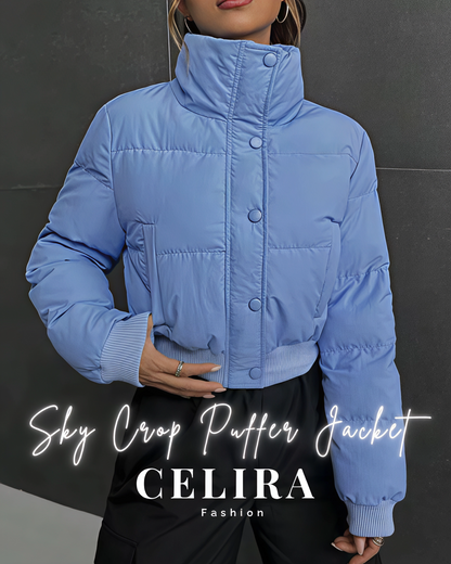 מעיל פוך קרופ – סקיי