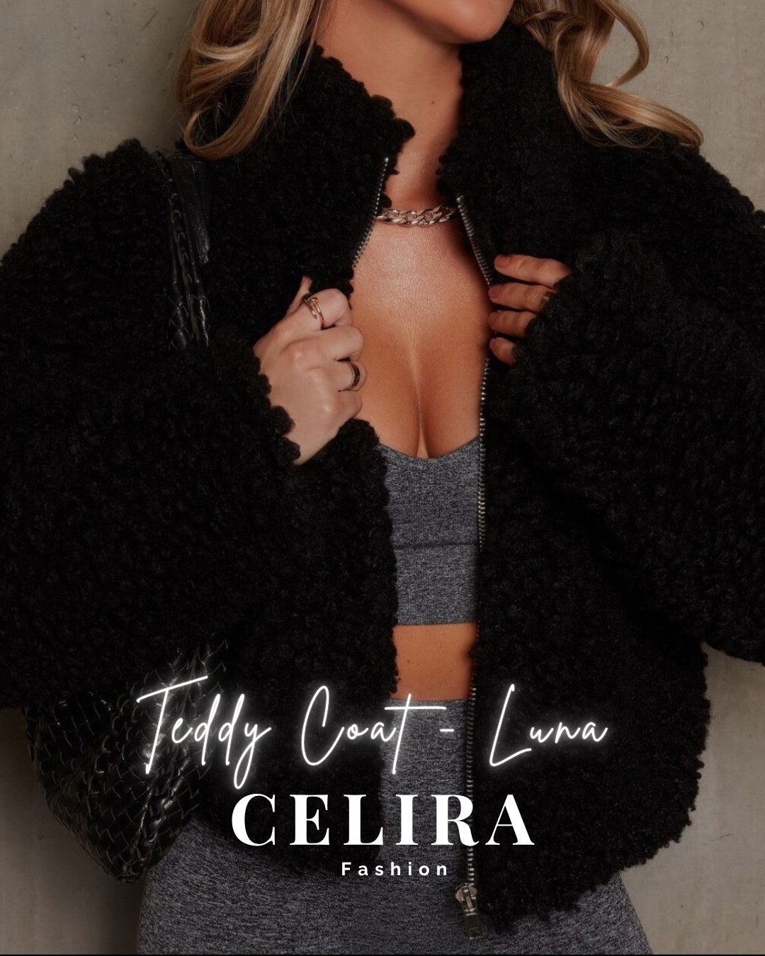 מעיל טדי - לונה