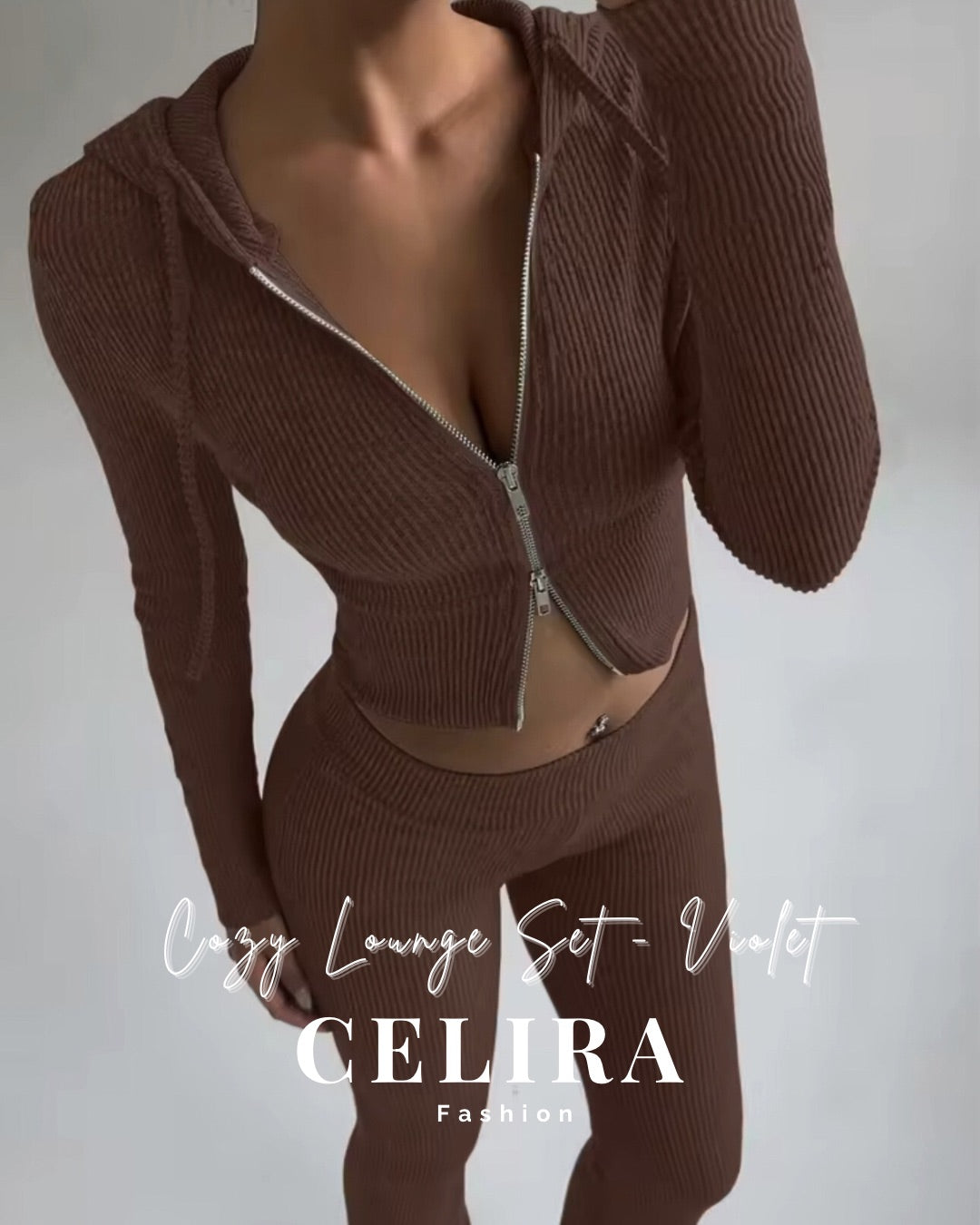 סט חורף ויולט