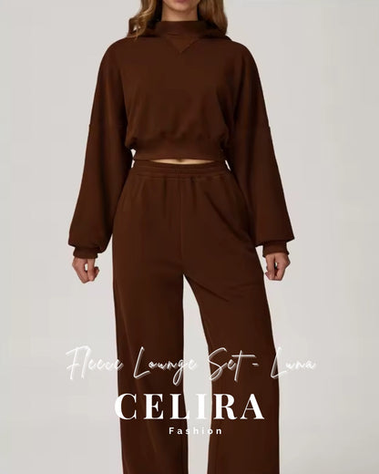 סט פליז חורפי לונה