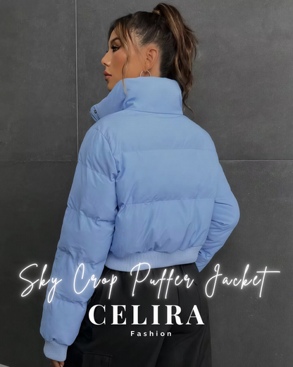 מעיל פוך קרופ – סקיי