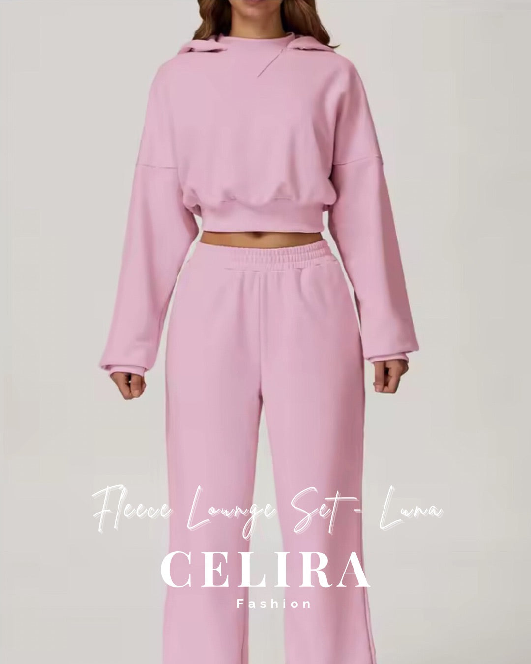 סט פליז חורפי לונה