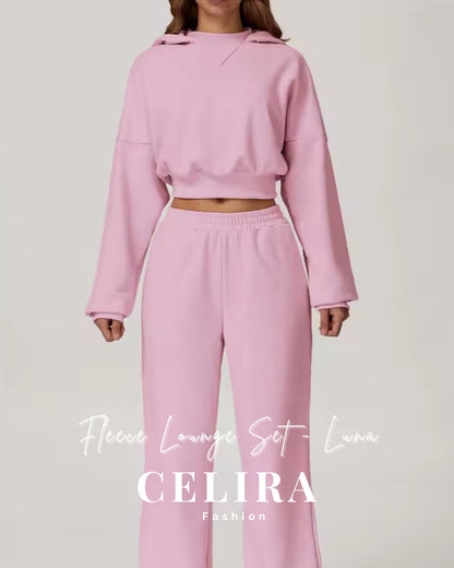 סט פליז חורפי לונה