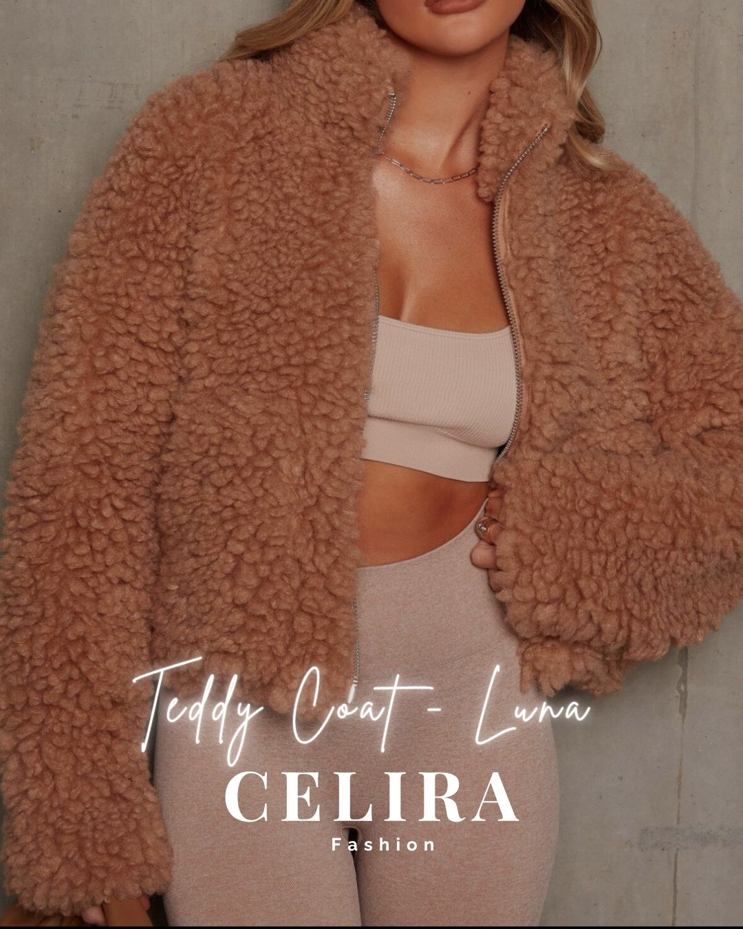 מעיל טדי - לונה