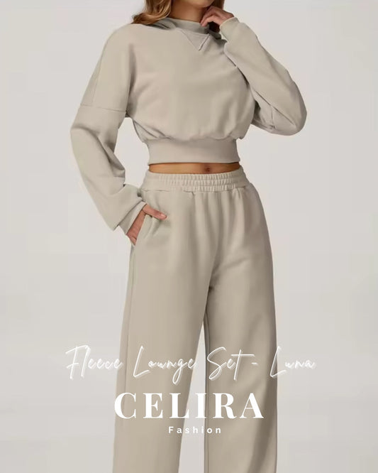 סט פליז חורפי לונה