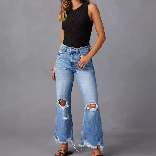 ג׳ינס דגם נוי