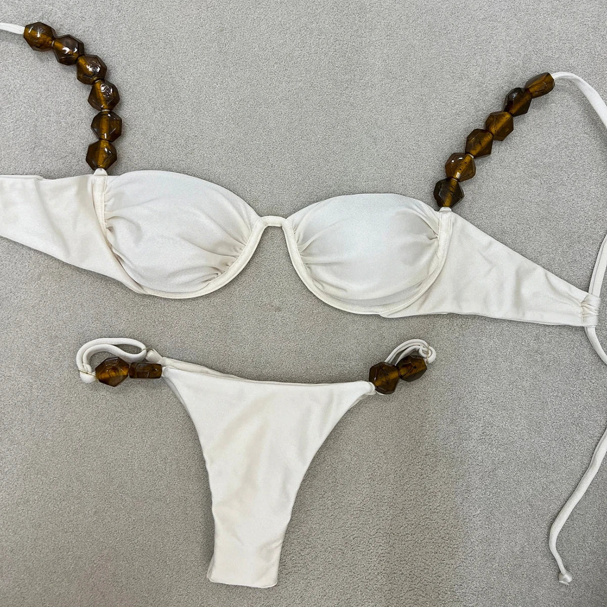 סט ביקיני בשילוב חרוזים- נועה