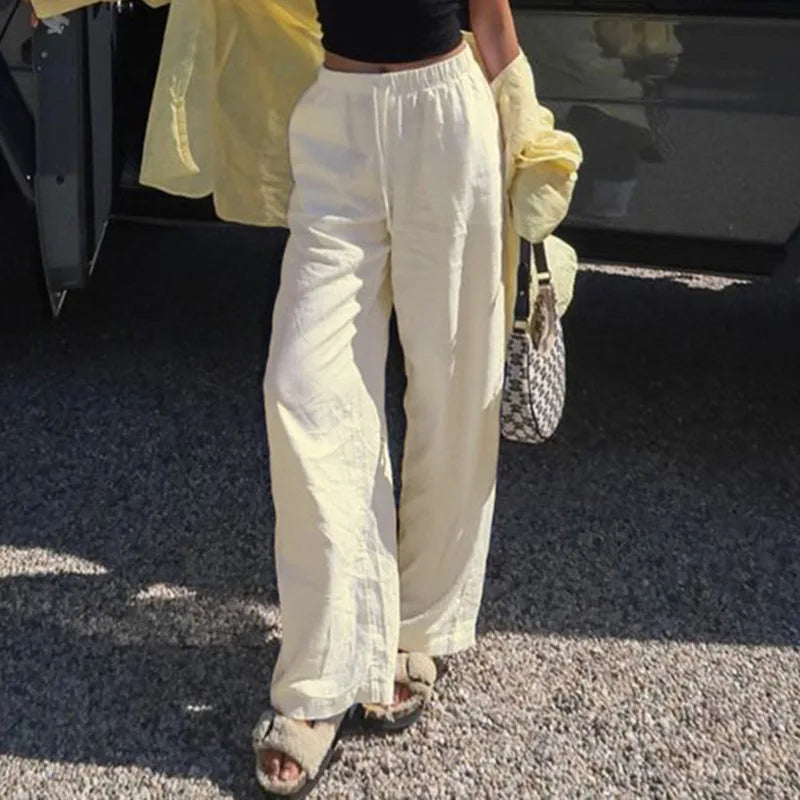 מכנסי פשתן-עלמה