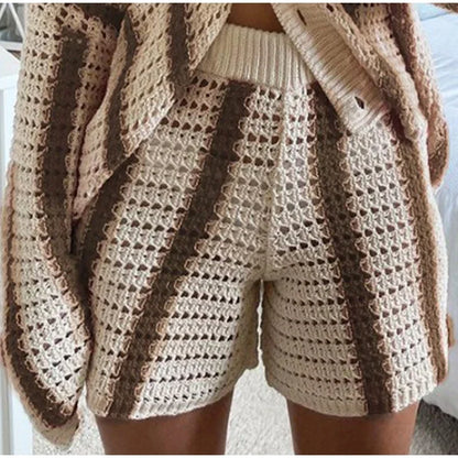 חליפת חוף סרוגהפסים- מיקונוס