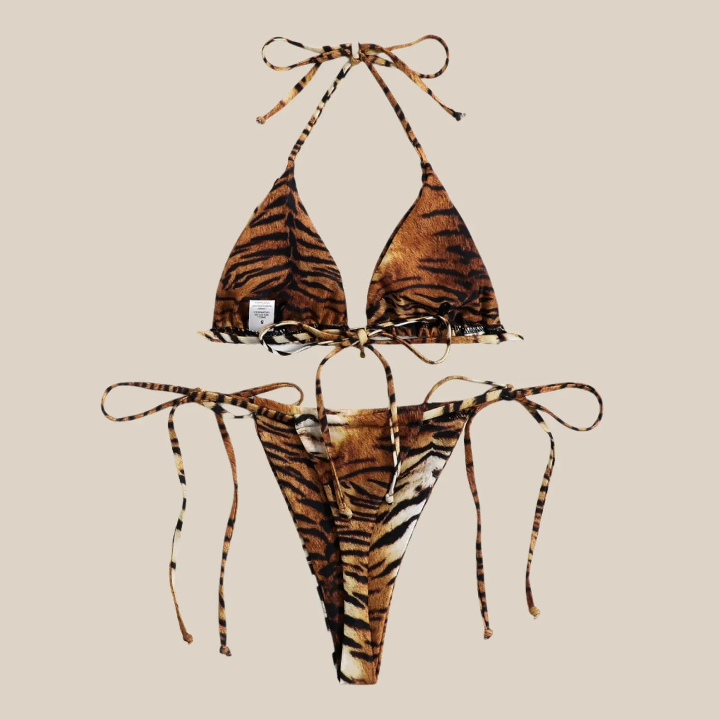 ביקיני בגזרת חוטיני מנומר- טייגר