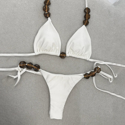 סט ביקיני בשילוב חרוזים- נועה