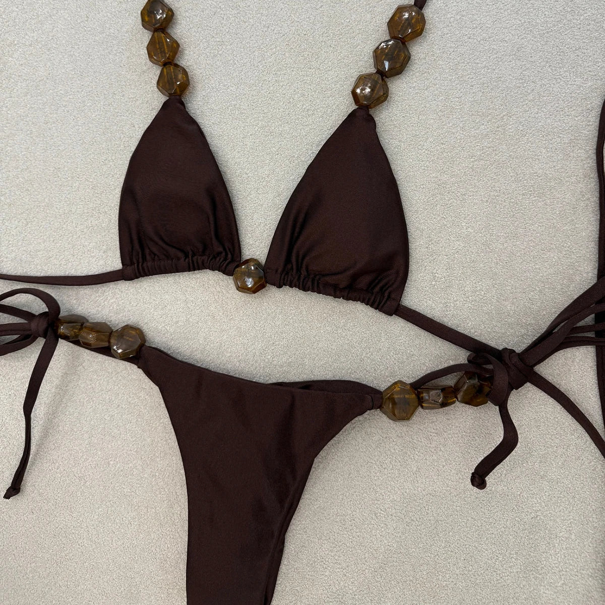 סט ביקיני בשילוב חרוזים- נועה