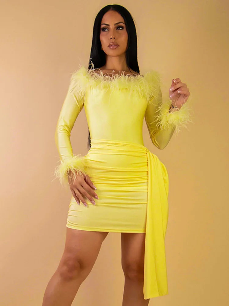 שמלת מיני דגם אליסון