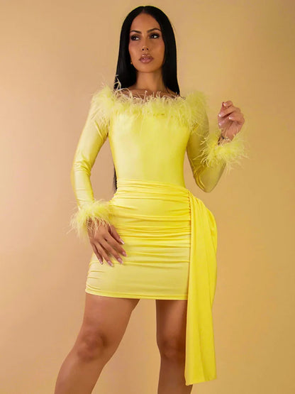 שמלת מיני דגם אליסון