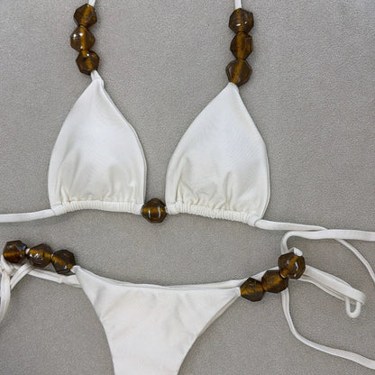 סט ביקיני בשילוב חרוזים- נועה