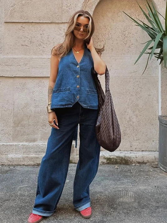 חליפת גינס וסט-ים